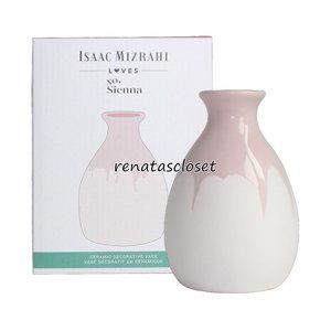 Isaac Mizrahi x XO, Sienna Ceramic Decorative Vase NIB
